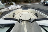 2023 Stingray 231 DC boat interior with spacious seating and modern design.