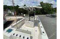 2027 Pursuit S 268 Sport boat with spacious deck and modern design.