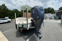 2023 Pathfinder 2400 TRS boat with Yamaha 300 V6 engine in a dealership lot.