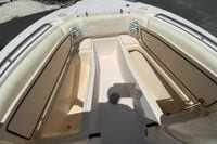 2011 Grady-White Freedom 255 boat interior with seating and storage compartments.