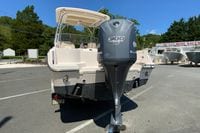 2011 Grady-White Freedom 255 boat with Yamaha 300 outboard motor at dealership.
