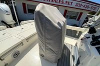 2025 Pathfinder 2600 TRS boat interior with covered console and modern controls.
