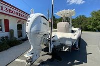 2025 Pathfinder 2600 TRS boat with Yamaha V6 engine at dealership.