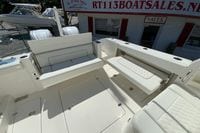 2027 Pursuit D 326 Denali boat interior with seating at RT113 Boat Sales.