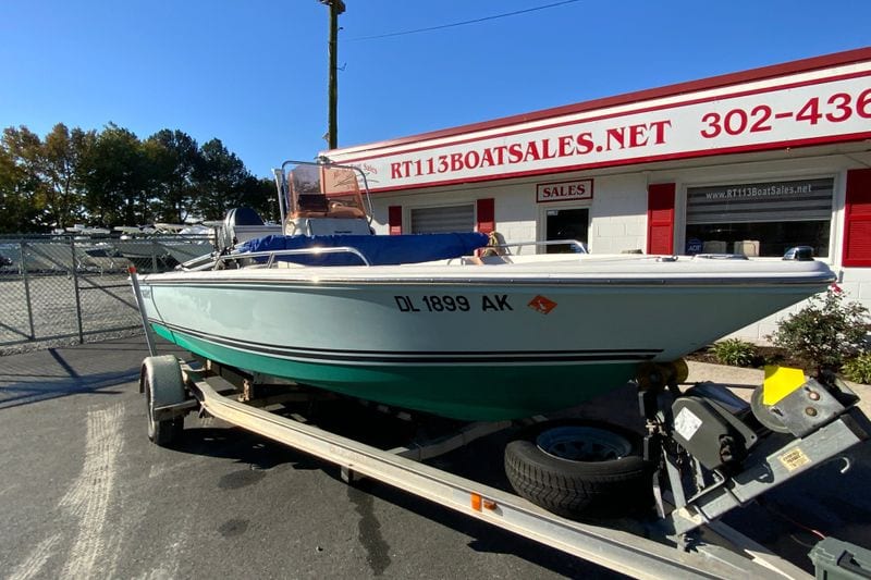 2007 Clearwater 1900 Baystar boat on trailer at RT113 Boat Sales.