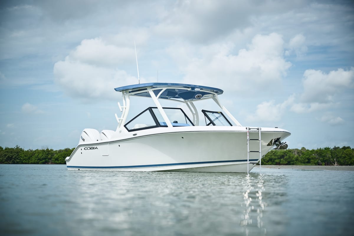 The all-new Cobia 250 DC running